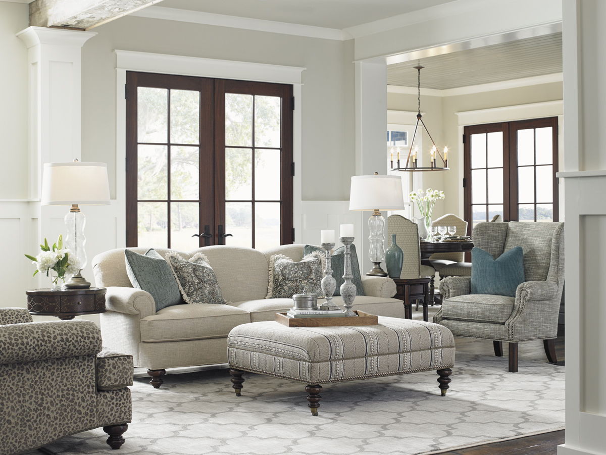 Lexington Upholstery - Logan Wing Chair - Gray