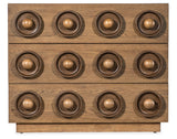 Commerce And Market - Knobby 3-Drawer Accent Chest - Light Brown