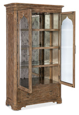 Americana - Display Cabinet - Light Brown