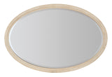 Nouveau Chic - Oval Mirror - Light Brown
