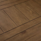 Rylandeen - Rectangular Dining Room Counter Height Extension Table - Light Brown / Dark Brown