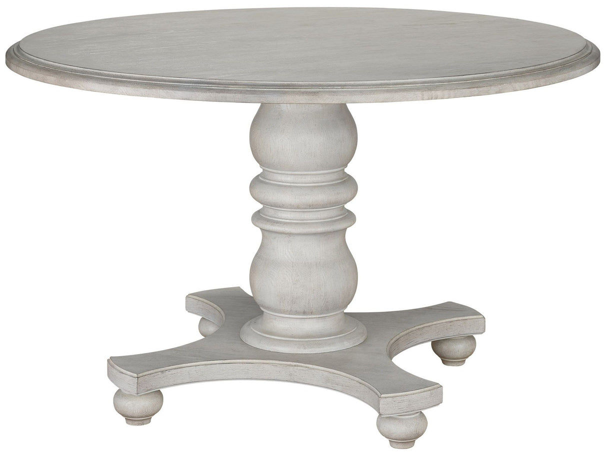 Past Forward - Ansen Round Dining Table - Pearl Silver