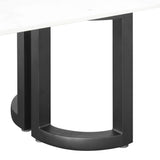 Malibu - 96" Dining Table - Black / White