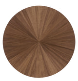 Eleana - Round Nightstand - Medium Wood