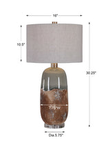 Maggie - Ceramic Table Lamp - Light Brown