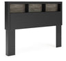 Broachmyn - Lighted Bookcase Headboard