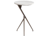 Curated - Oslo Round End Table - Dark Brown