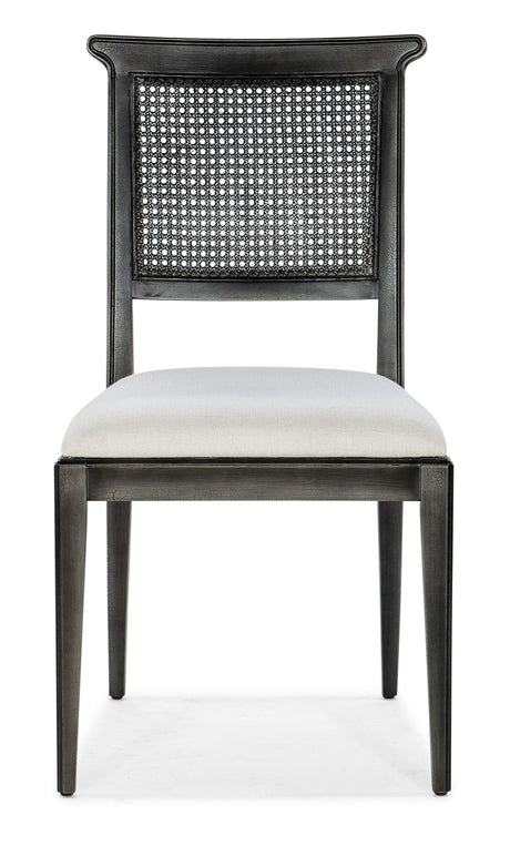 Charleston - Upholstered Seat Side Chair (Set of 2) - Black