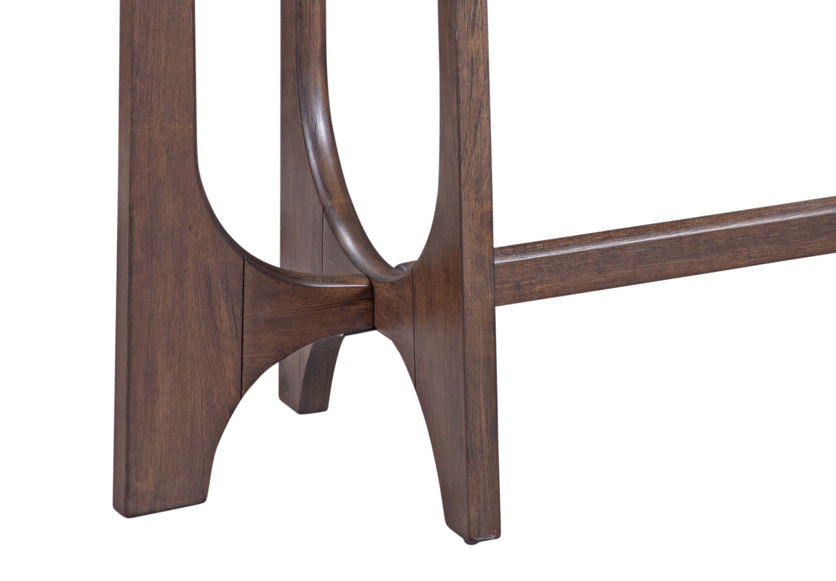 Dunnigan - Oak Console - Brown