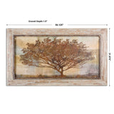Autumn Radiance Sepia - Framed Art - Light Brown