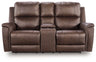 Bleckley - Power Reclining Loveseat With Console / Adjustable Headrest