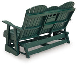 Shell Beach - Loveseat Glider - Green