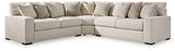 Ballyton - 3-Piece Sectional - Sand