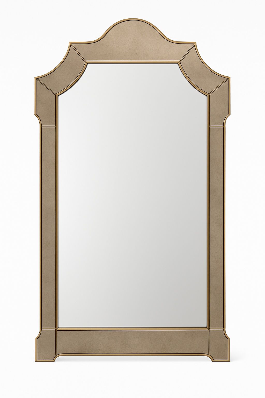 Montecito - Wall Mirror - Silver Leaf