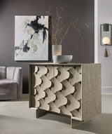 Melange - Pinwheel Hall Chest - Gray