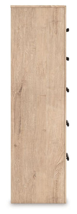 Sanginlane - Five Drawer Chest - Tan