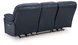 Leesworth - 3 Pc. - Power Reclining Sofa, Power Reclining Loveseat, Power Rocker Recliner - Ocean