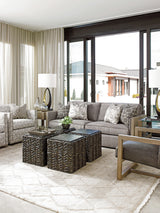Shadow Play - Talk Of The Town Cube End Table - Dark Gray