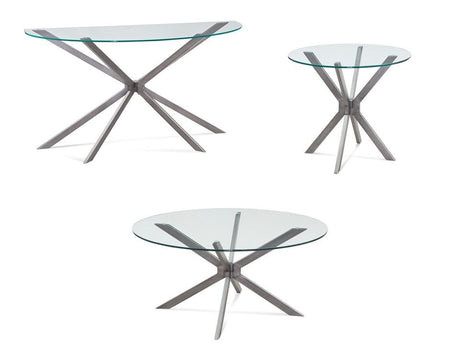 Deen - Round Cocktail Table - Gray