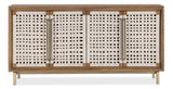 Commerce And Market - Savana Woven Front Credenza - Medium Wood
