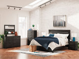 Hollivern - Five Drawer Chest - Dark Gray