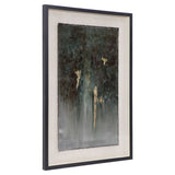 Rustic Patina Grande - Abstract Art - Gray, Dark