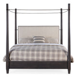 Big Sky - King Poster Bed With Canopy - Black