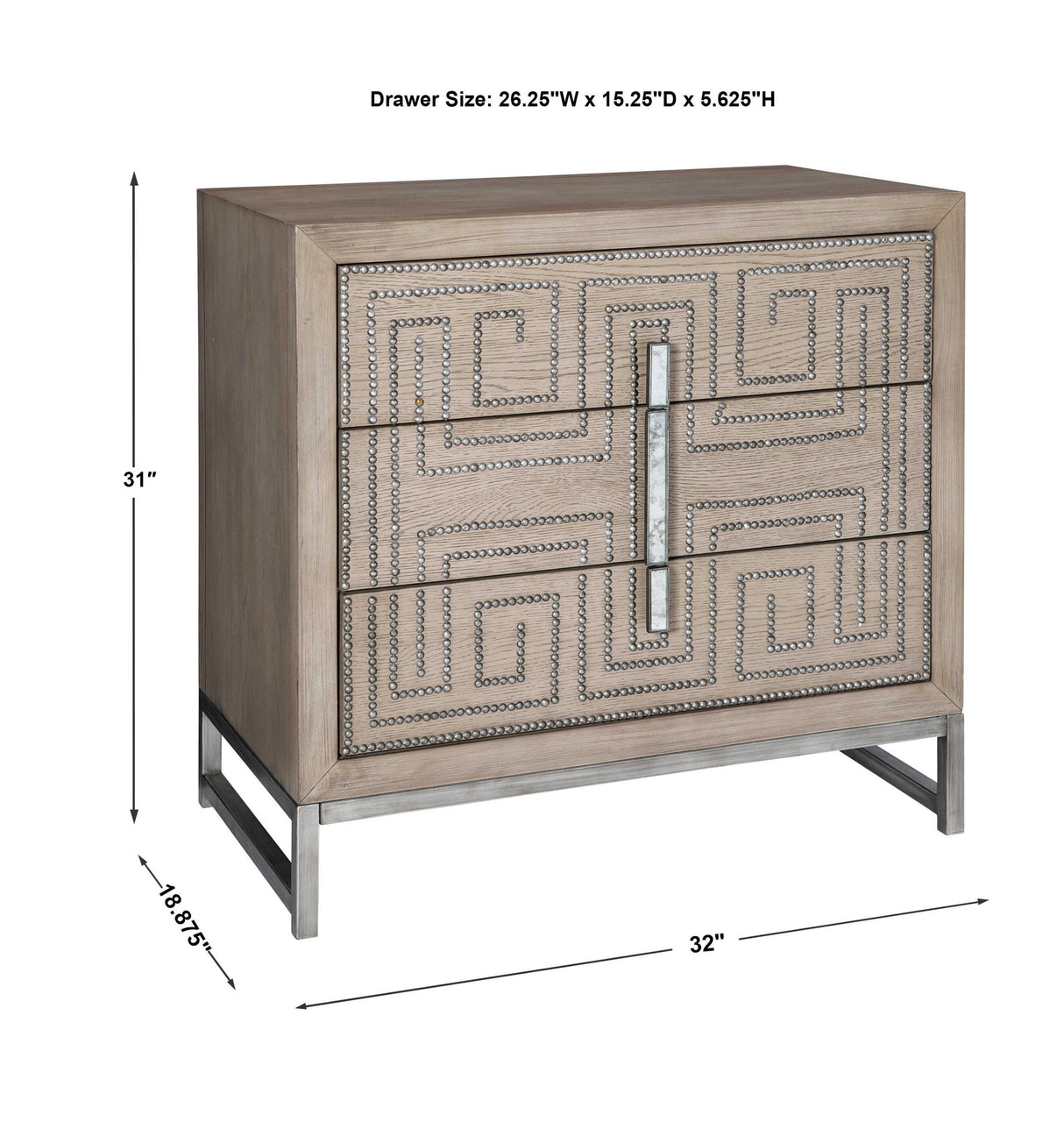 Devya - Accent Chest - Gray Oak