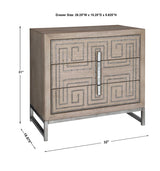 Devya - Accent Chest - Gray Oak