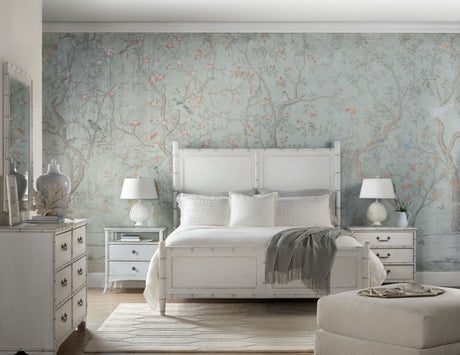 Charleston - King Panel Bed - White