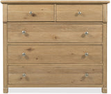 Driftwood - Five-Drawer Chest - Light Wood