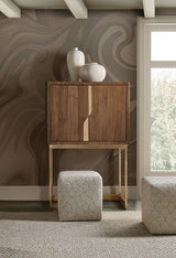 Eleana - Bar On Stand - Medium Wood