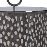 Cyprien - Ceramic Containers, Set Of 2 - Pearl Silver