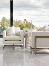 Shadow Play - Studio Round Accent Table - Light Brown