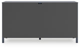 Simmenfort - Navy Blue - Six Drawer Dresser