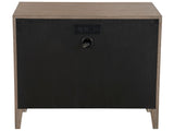 New Modern - Cove Drawer Nightstand - Dark Brown