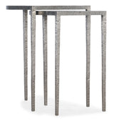 Chapman - Metal Nesting Tables - Pearl Silver