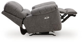 Bakerstein - Power Rocker Recliner With Adjustable Headrest - Galaxy