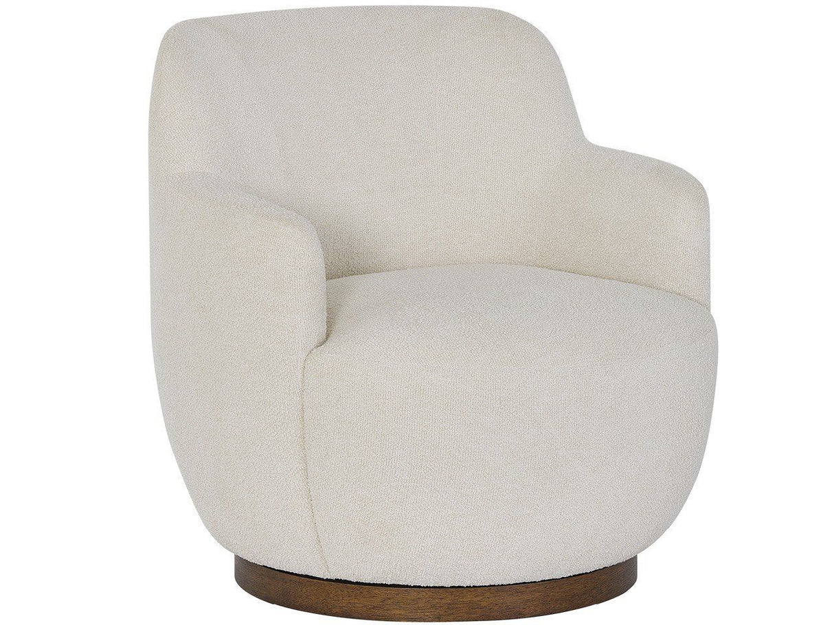 Chloe - Swivel Chair - White