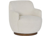 Chloe - Swivel Chair - White