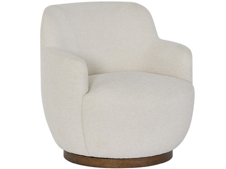 Chloe - Swivel Chair - White