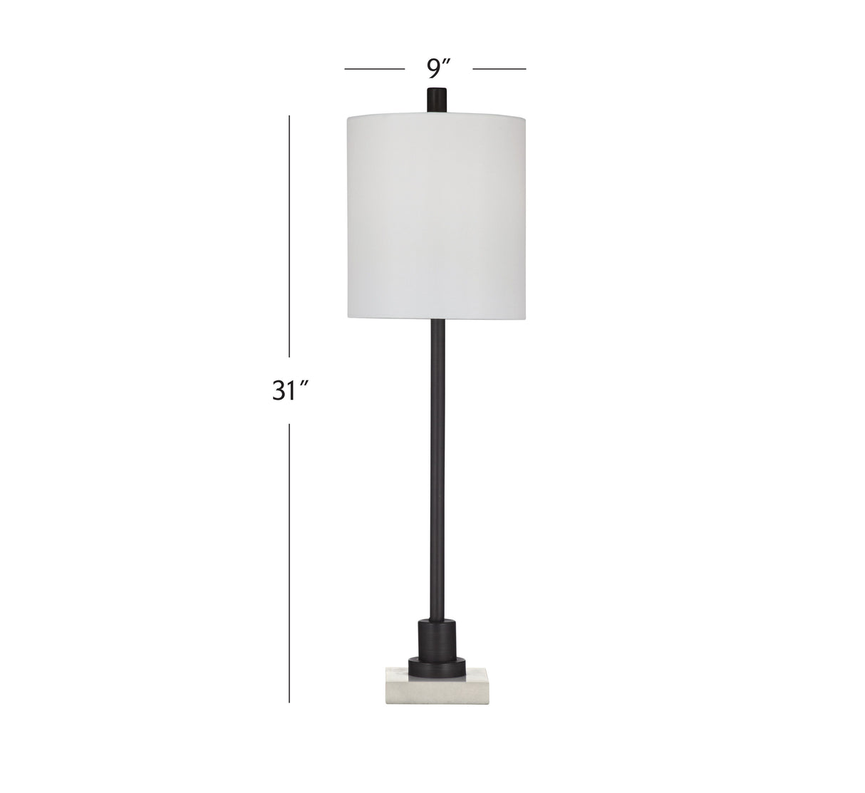 Jess - Table Lamp - Black