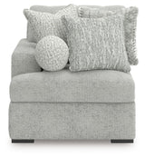 Cuddle Plush - 3 Pc. - 3-Piece Sectional, Chair And Ottoman - Arctic