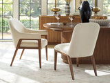 La Costa - Seacove Upholstered Arm Chair - Beige / Dark Brown