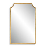 Metal Frame Mirror - Gold Leaf