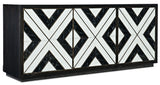 Sanctuary 2 - Noir Et Blanc Entertainment Console