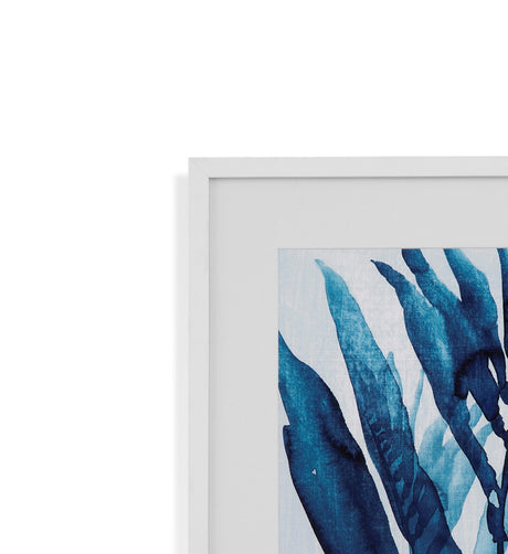 Blue Drift - Framed Print (Set of 2) - Blue
