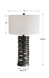Alita - Table Lamp - Rust Black