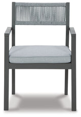 Eden Town - Gray / Light Gray - Arm Chair With Cushion (Set of 2)