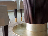 Carlyle - Waldorf Round Dining Table - Dark Brown